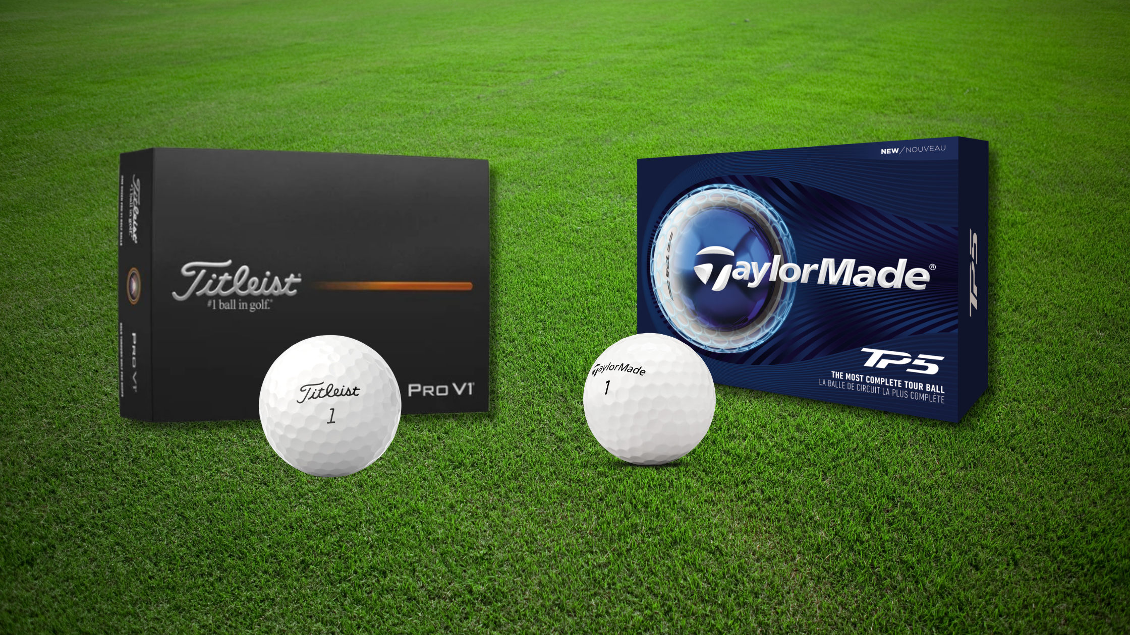 Titleist Pro V1 vs TaylorMade TP5