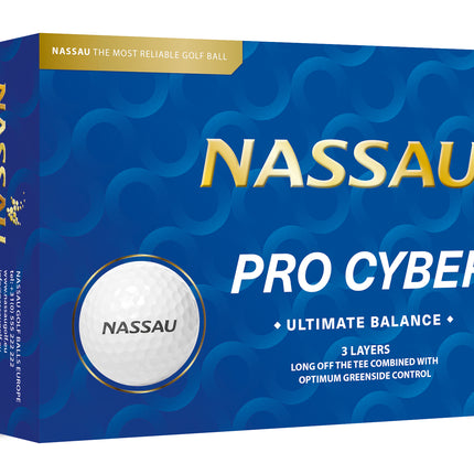 Nassau Pro Cyber - balles de golf personnalisées