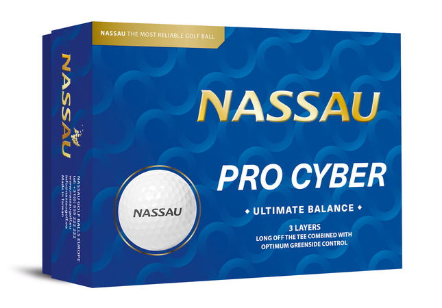Nassau Pro Cyber - balles de golf personnalisées
