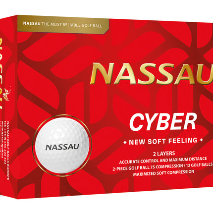 Nassau Cyber - balles de golf personnalisées