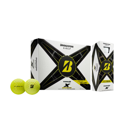 Bridgestone Tour B X - balles de golf personnalisées - Jaune