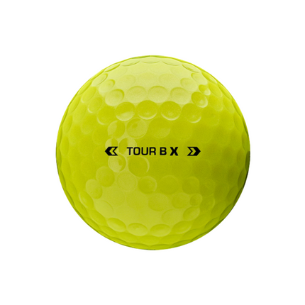 Bridgestone Tour B X - balles de golf personnalisées - Jaune