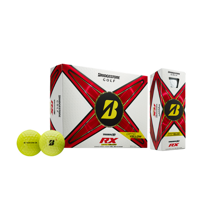 Bridgestone Tour B RX - balles de golf personnalisées - Jaune