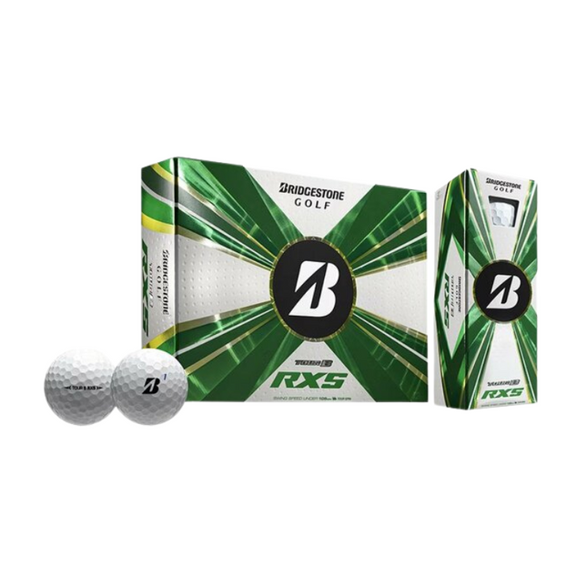 Bridgestone Tour B RXS - balles de golf personnalisées - Blanc