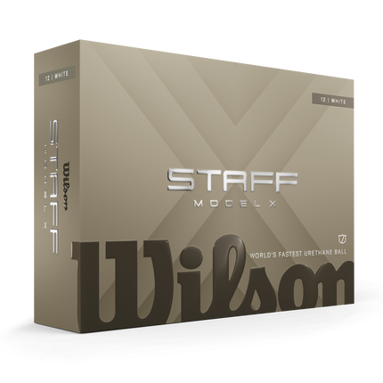 Wilson Staff Model X - balles de golf personnalisées - Blanc