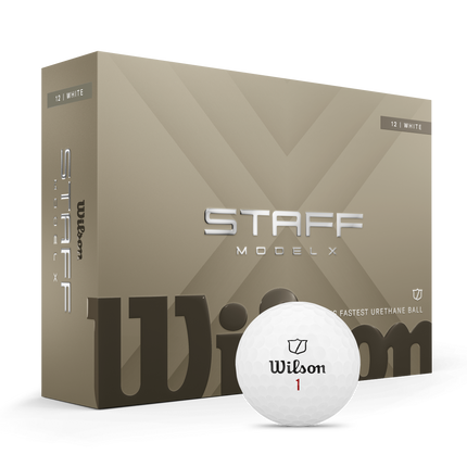 Wilson Staff Model X - balles de golf personnalisées - Blanc