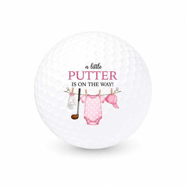 Balle de golf Baby Girl Announcement - Wilson Smart Core