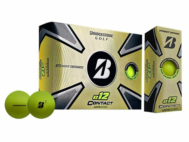 Bridgestone e12 Contact - balles de golf personnalisées - Jaune