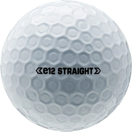 Bridgestone e12 Straight - balles de golf personnalisées - Blanc