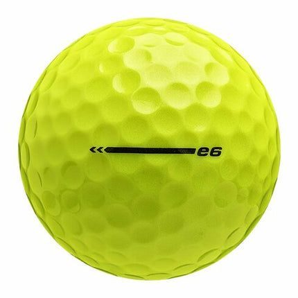 Bridgestone e6 - balles de golf personnalisées - Jaune