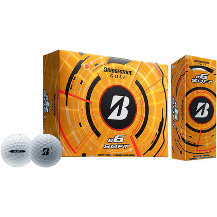 Bridgestone e6 Soft - balles de golf vierges - Blanc