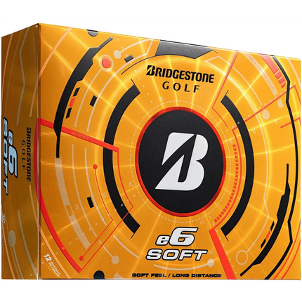 Bridgestone e6 Soft - balles de golf vierges - Blanc