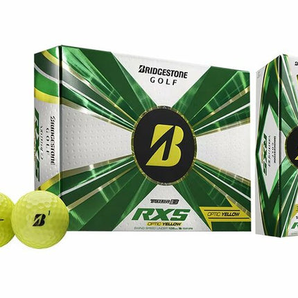 Bridgestone Tour B RXS - balles de golf personnalisées - Jaune