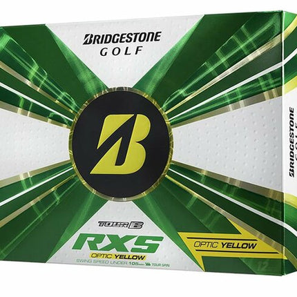 Bridgestone Tour B RXS - balles de golf personnalisées - Jaune