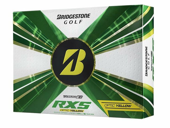 Bridgestone Tour B RXS - balles de golf personnalisées - Jaune