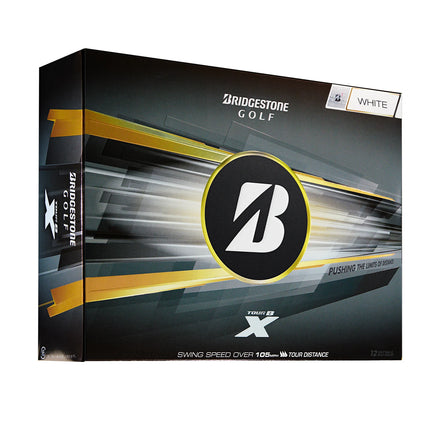 Bridgestone Tour B X - balles de golf vierges - Blanc