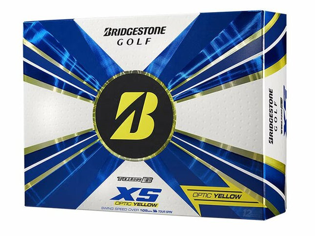 Bridgestone Tour B XS - balles de golf personnalisées - Jaune