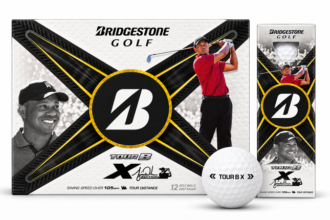 Bridgestone Tour B X - Tiger Woods - déjà personnalisées avec logo