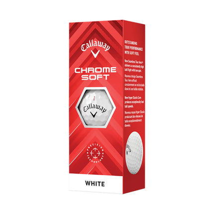 Callaway Chrome Soft - déjà personnalisées avec logo - Blanc
