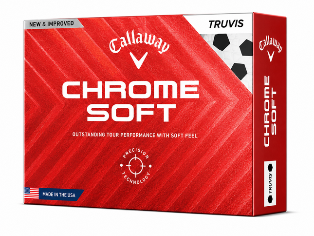 Callaway Chrome Soft Truvis - déjà personnalisées avec logo