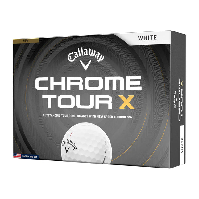 Callaway Chrome Tour X - balles de golf vierges