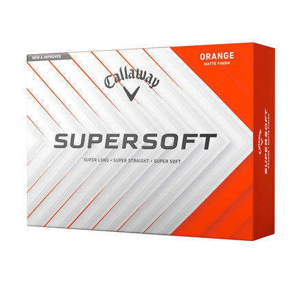 Callaway Supersoft - balles de golf personnalisées - Orange