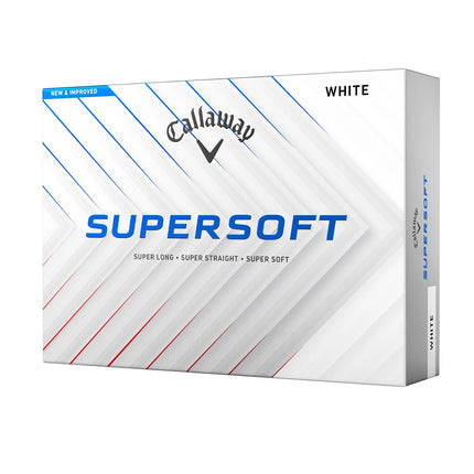Callaway Supersoft - balles de golf personnalisées - Blanc