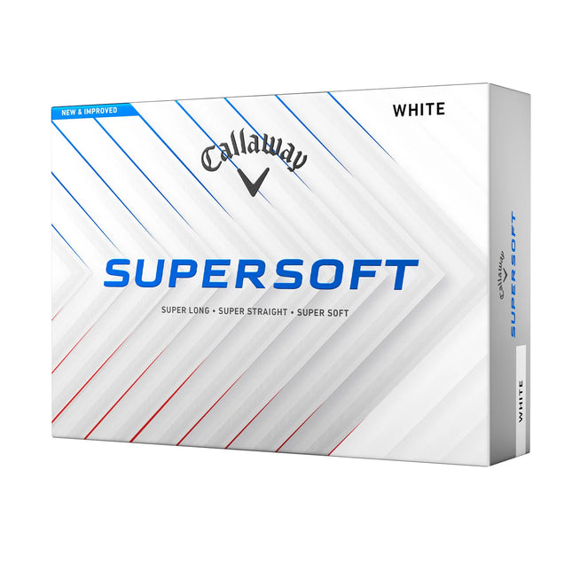 Callaway Supersoft - balles de golf personnalisées - Blanc