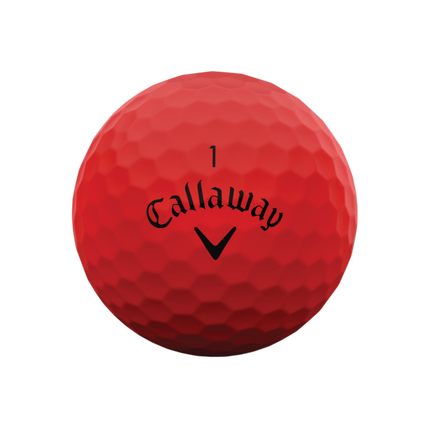 Callaway Supersoft - balles de golf personnalisées - Rouge