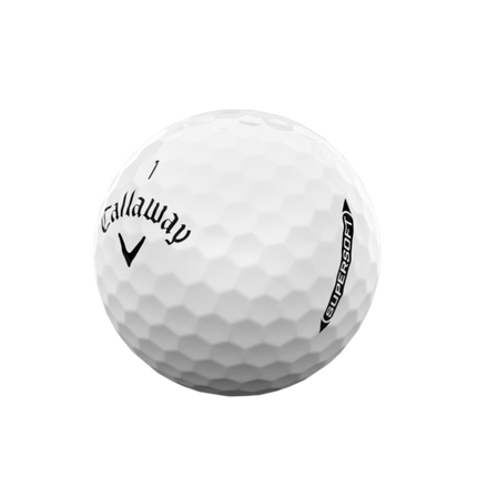 Callaway Supersoft - balles de golf personnalisées - Blanc