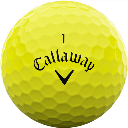 Callaway Supersoft - balles de golf vierges - Jaune