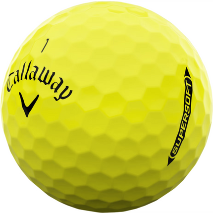 Callaway Supersoft - balles de golf vierges - Jaune
