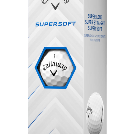 Callaway Supersoft - balles de golf vierges - Blanc
