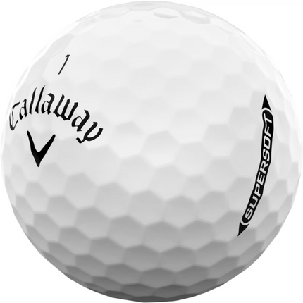 Callaway Supersoft - balles de golf vierges - Blanc