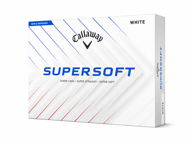 Callaway Supersoft - déjà personnalisées avec logo - Blanc