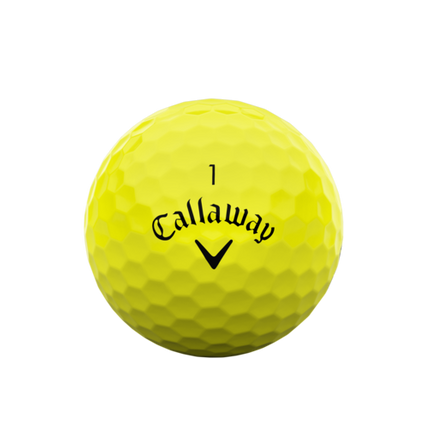 Callaway Warbird - balles de golf personnalisées - Jaune