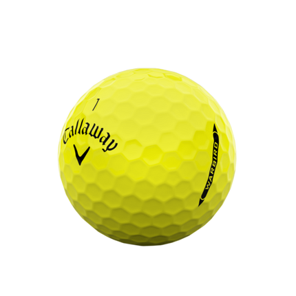 Callaway Warbird - balles de golf personnalisées - Jaune