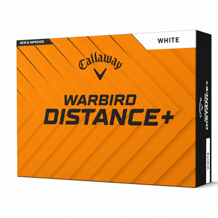 Callaway Warbird Distance+ - déjà personnalisées avec logo - Blanc