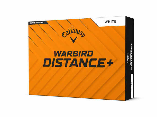 Callaway Warbird Distance+ - déjà personnalisées avec logo - Blanc