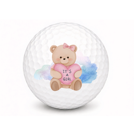 Balle de golf It's A Girl - Wilson Smart Core - Ourson