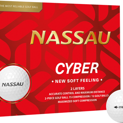 Nassau Cyber - balles de golf vierges