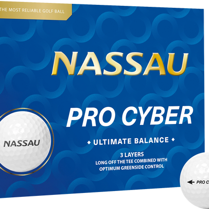 Nassau Pro Cyber - balles de golf vierges