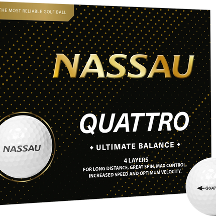 Nassau Quattro - balles de golf vierges