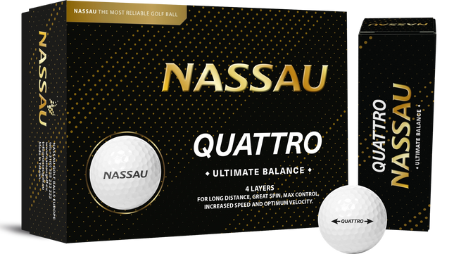 Nassau Quattro - balles de golf vierges
