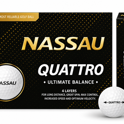 Nassau Quattro - balles de golf vierges