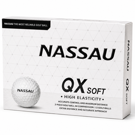 Nassau QX Soft - déjà personnalisées avec logo - Blanc