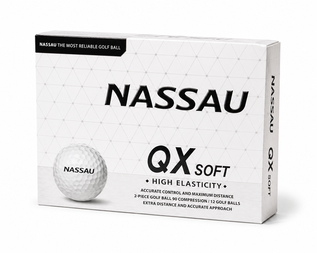 Nassau QX Soft - déjà personnalisées avec logo - Blanc