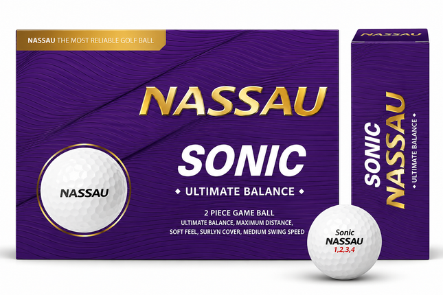 Nassau Sonic - balles de golf vierges