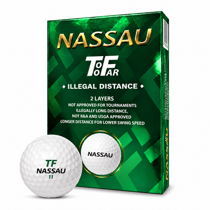 Nassau TooFar - balles de golf vierges