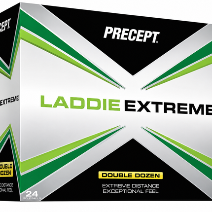 Precept Laddie Extreme - balles de golf personnalisées - Blanc